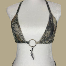 Load image into Gallery viewer, Lil Hunter Bikini Top Green