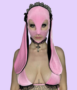 Lil Goth Bunny Pink n Black