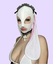 Load image into Gallery viewer, Lil Goth Bunny White n Black