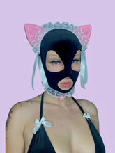 Load image into Gallery viewer, Lil Kitty Maid hood 🖤 black n white
