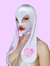 Load image into Gallery viewer, Lil Love Bunny Hood White n Pink
