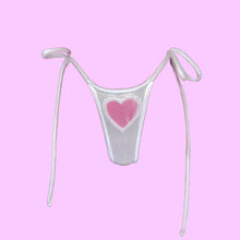 Load image into Gallery viewer, Lil Love Bunny Thong White n Pink
