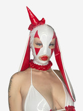 Load image into Gallery viewer, Lil Clown Hood White n Red