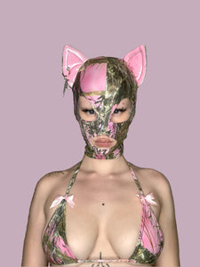 Real Tree Kitty Hood Pink