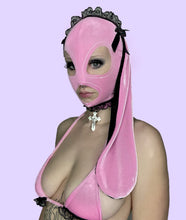 Load image into Gallery viewer, Lil Goth Bunny Pink n Black
