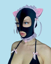 Load image into Gallery viewer, Lil Kitty Maid Hood 💕 black n pink
