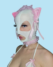 Load image into Gallery viewer, Lil Kitty Maid Hood 💕 pink n white
