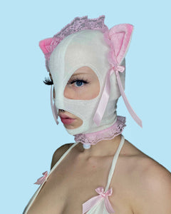 Lil Kitty Maid Hood 💕 pink n white