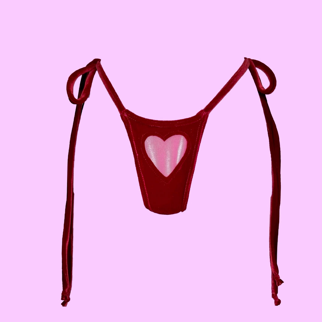 Lil Love Bunny Thong Red n Pink